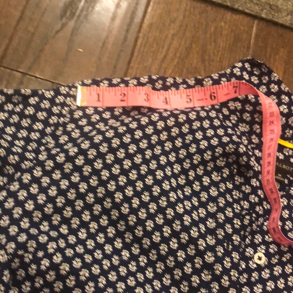 Talbots Size Medium Button Down Long Sleeve Top - image 6
